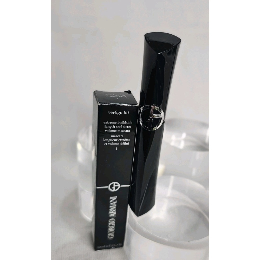 Armani Beauty  Vertigo Lift Longwear Lengthening Mascara Obsidian Black NIB